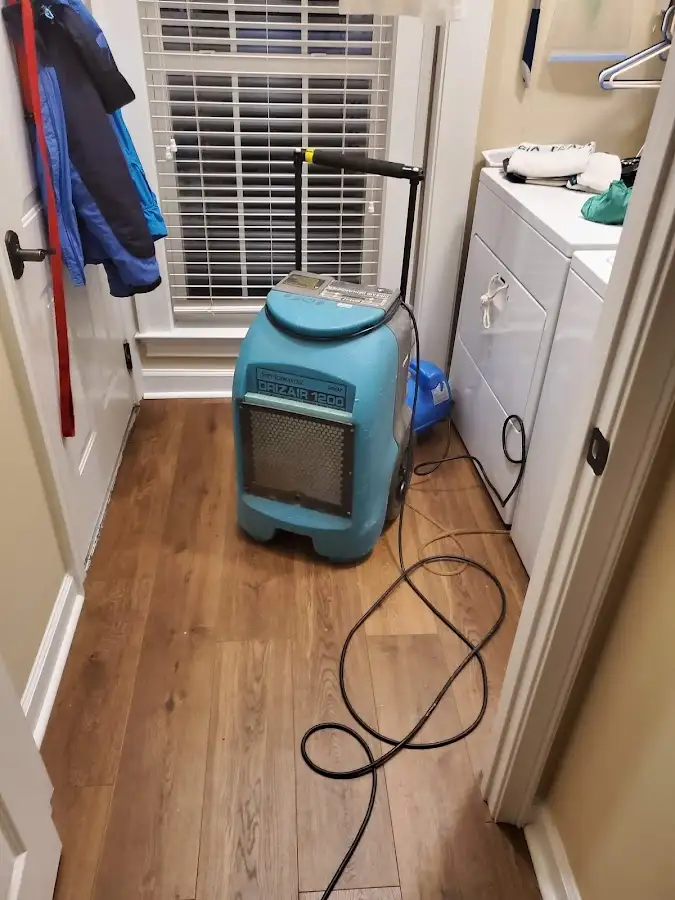 Commercial dehumidifier deployed for Flood Damage Cleanup in Gridley