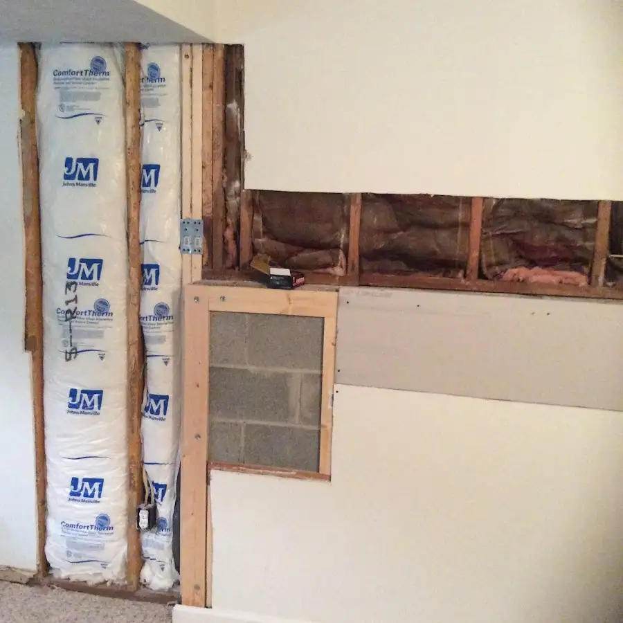Wall insulation replacement during Structural Drying in Gridley